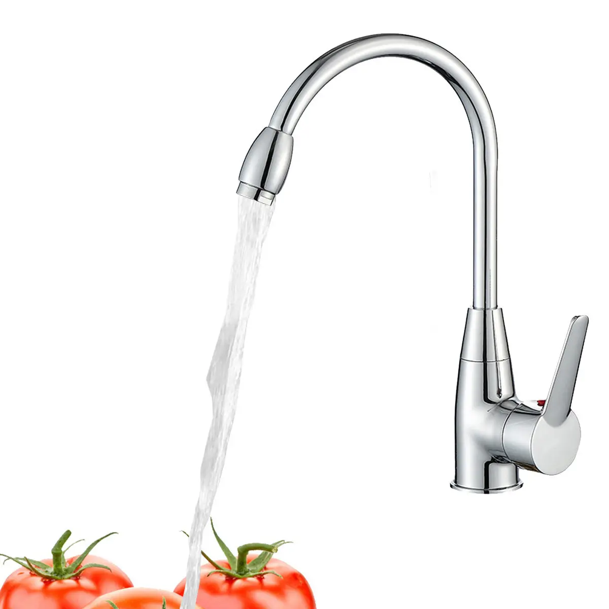 

Rotatable Kitchen Faucet Mixer Tap Hot Cold Water Control Premium Pvc Sink Faucet For Basin Wide Application Kitchen