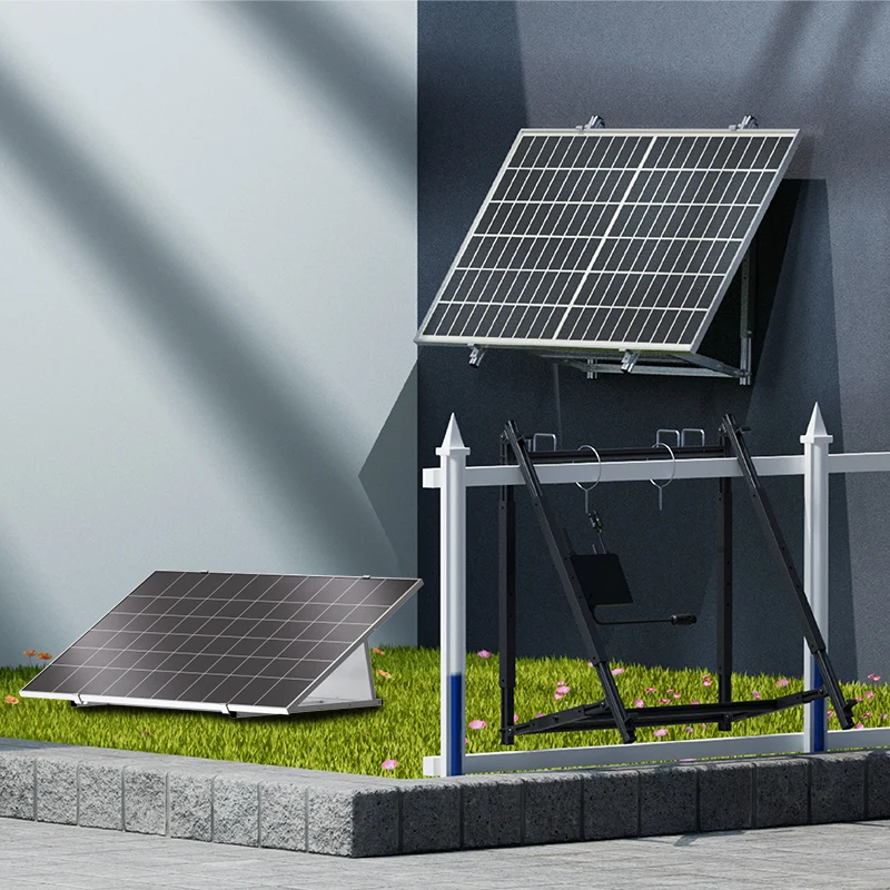 800W Single Phase Grid Tie Hybrid Solar Micro Inverter 220V High Efficiency Waterproof  Balcony Solar Energy System