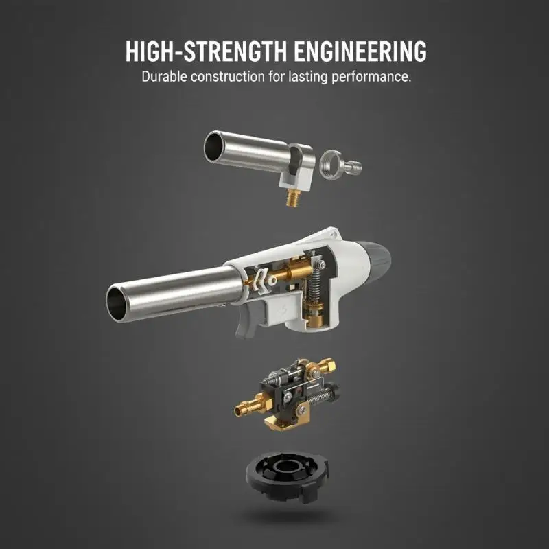 Adjustable Flame AutoIginiton Butane Gas Welding Torch Portable Tool For BBQ Cooking Soldering Camping Heating Crafts DIY Chefs