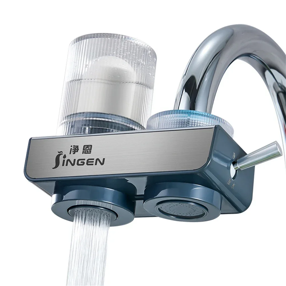 

1 шт., бытовой кран, фильтр для воды с фильтрующим элементом, крепление для кухни, ванной комнаты, раковина, фильтрация, очиститель, бытовая техника