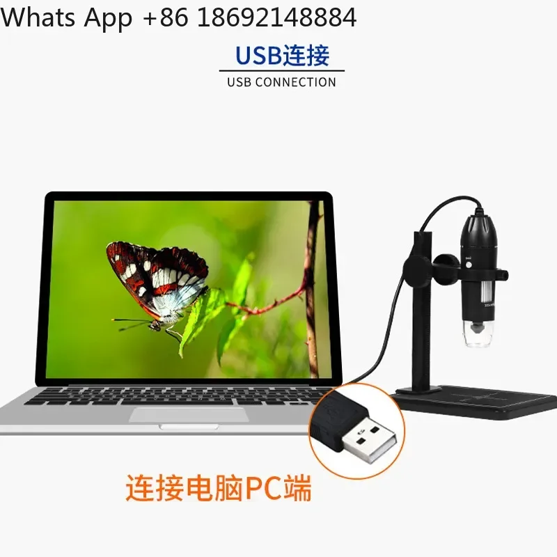 X4D Digital USB Microscope for 3-in-1 1000X Electronic Mobile Phone Microscope for 1600 Repair Magnifying Glass