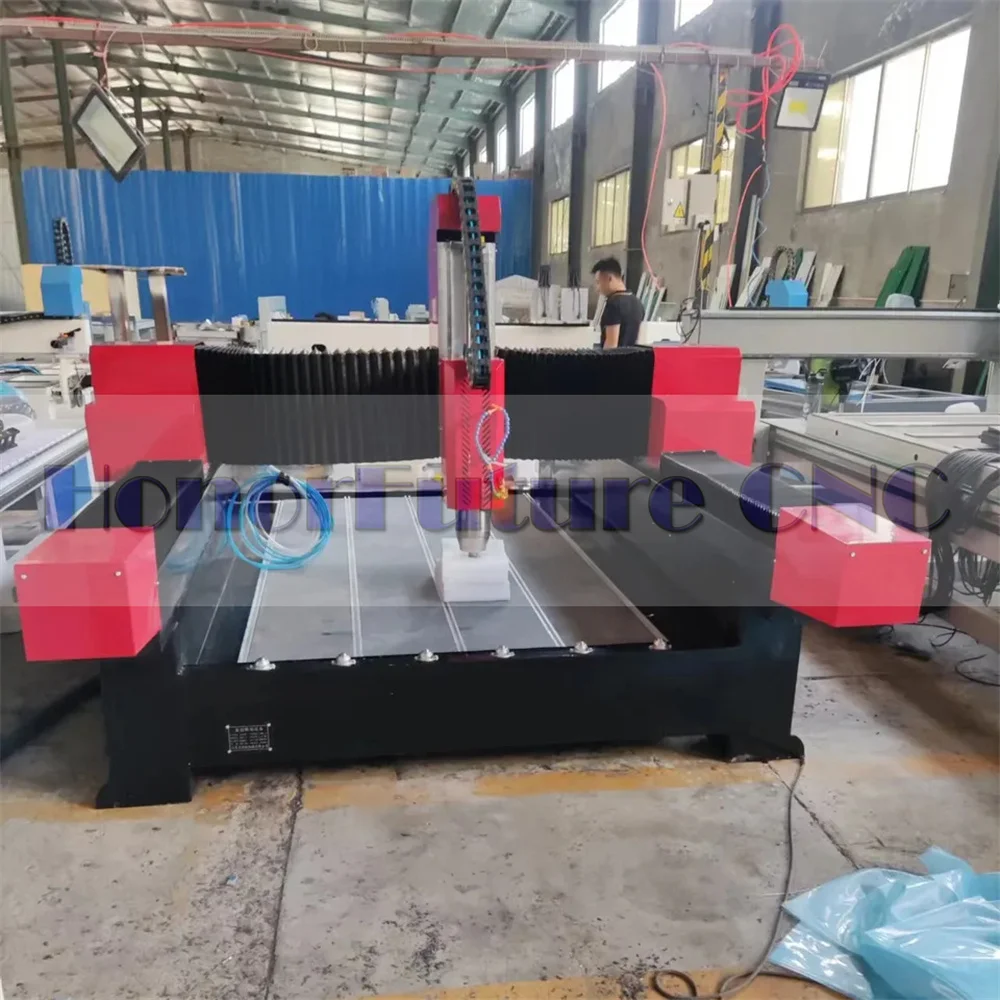 1325 High Precision Stone Cnc Router Granite Marble Sandstone Stone Carving Machine With Two Spindles Provide Customization