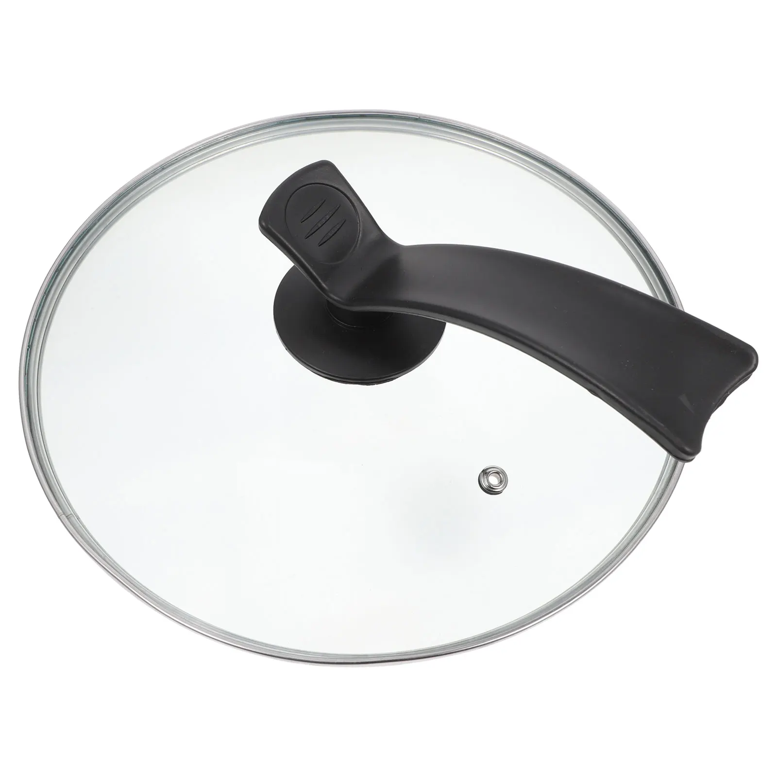 

Pot Glass Lid Highly Sealed Convenient Anti-Cracking Household Frying Pan Accessory Toughened Creative Design Pan Lid