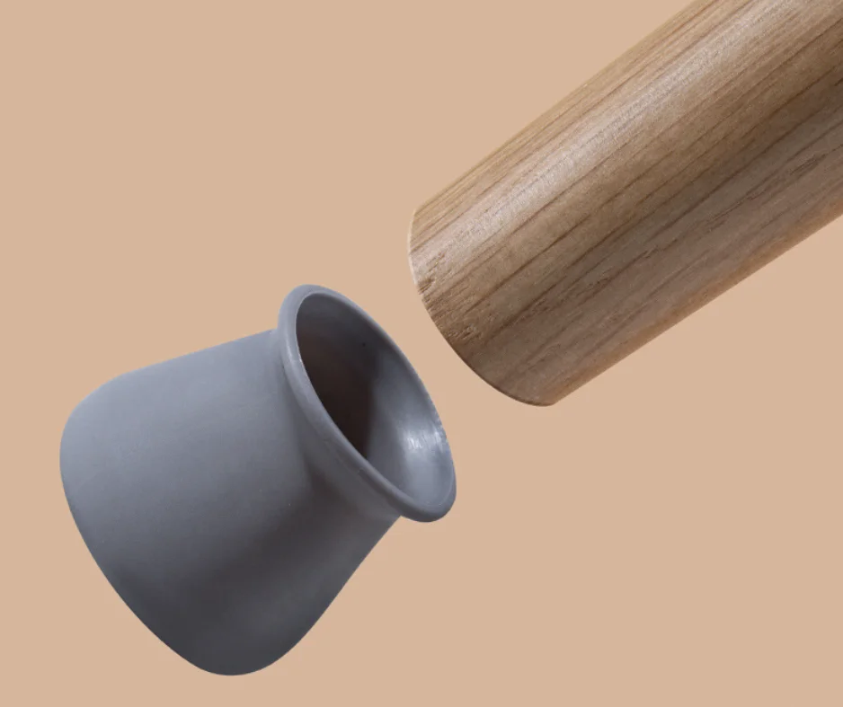 20 Stück Silikon Stuhl Bein abdeckung rutsch feste Möbel Fuß kappen Lärm reduzieren Schreibtisch Tisch Fuß schutz Pad sicher Matte für Wohnkultur – Detail 6