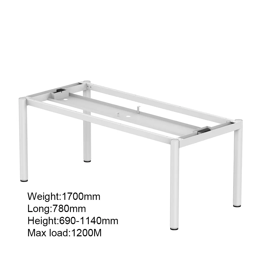 Modern Office Furniture 4-leg Office Dual Motor Desk Height Adjustable Standing Desk Electric Benching Desk