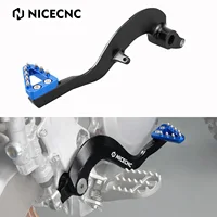 NICECNC para Yamaha YZ 125 YZ125 YZ250 2005-2024 YZ125X 2017-2023 YZ250X 2016-2023 palanca de Pedal de freno de aluminio forjado ajustable