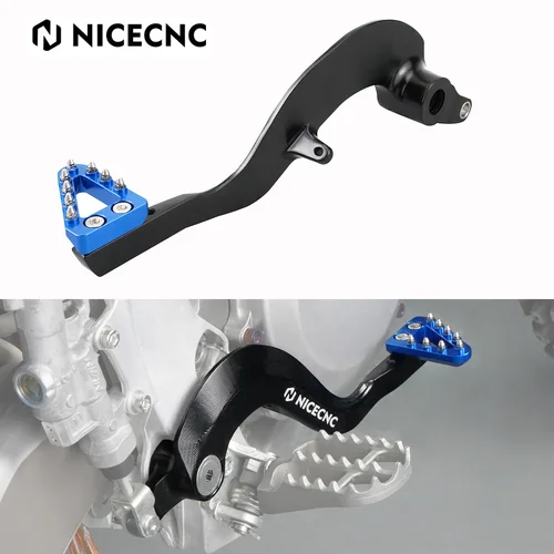 Imagen 1 del producto NICECNC para Yamaha YZ 125 YZ125 YZ250 2005-2024 YZ125X 2017-2023 YZ250X 2016-2023 palanca de Pedal de freno de aluminio forjado ajustable