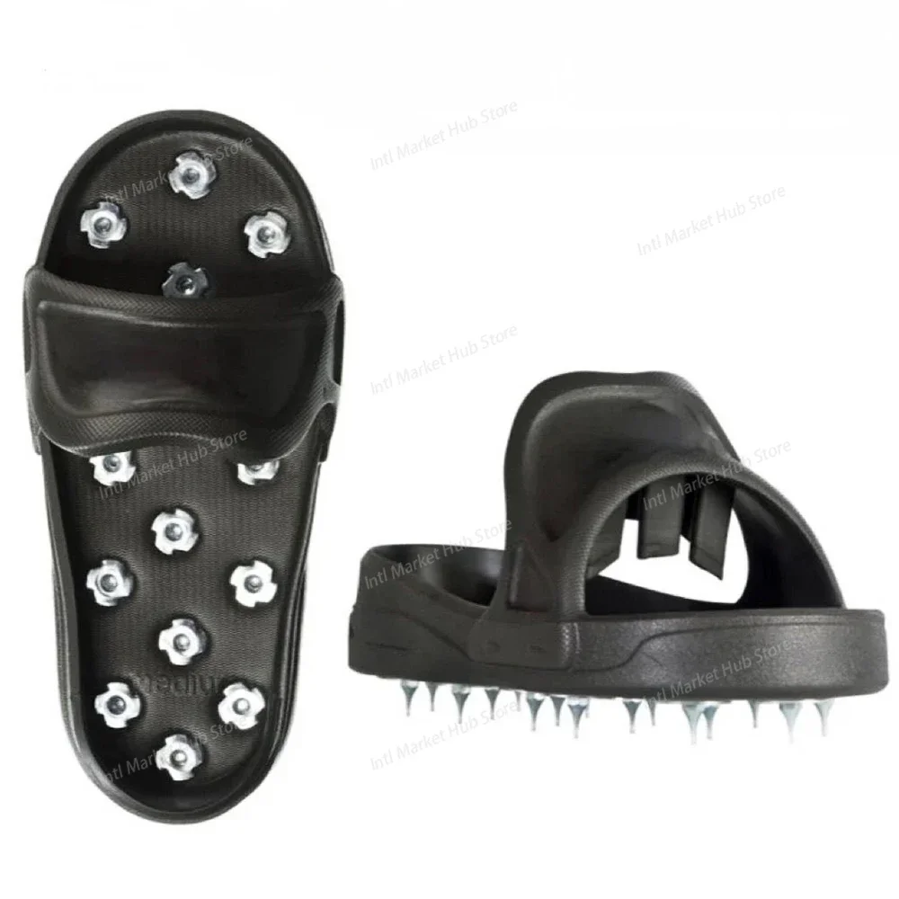 1Pair Flexible Soft Spiked Shoes for Epoxy Floor Coating Epoxy Paint Self-Leveling Cement EVA Soft Material US Large Size