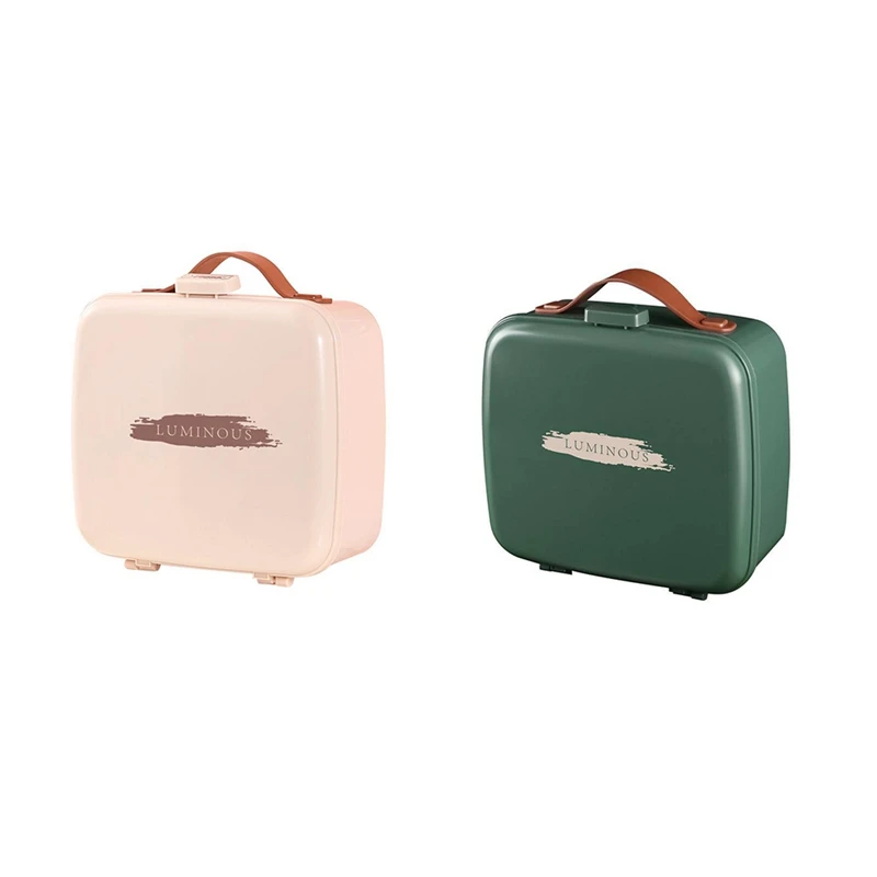 

Large Capacity Cosmetic Bag Female Portable Cosmetic Storage Bag Cosmetic Suitcase Box