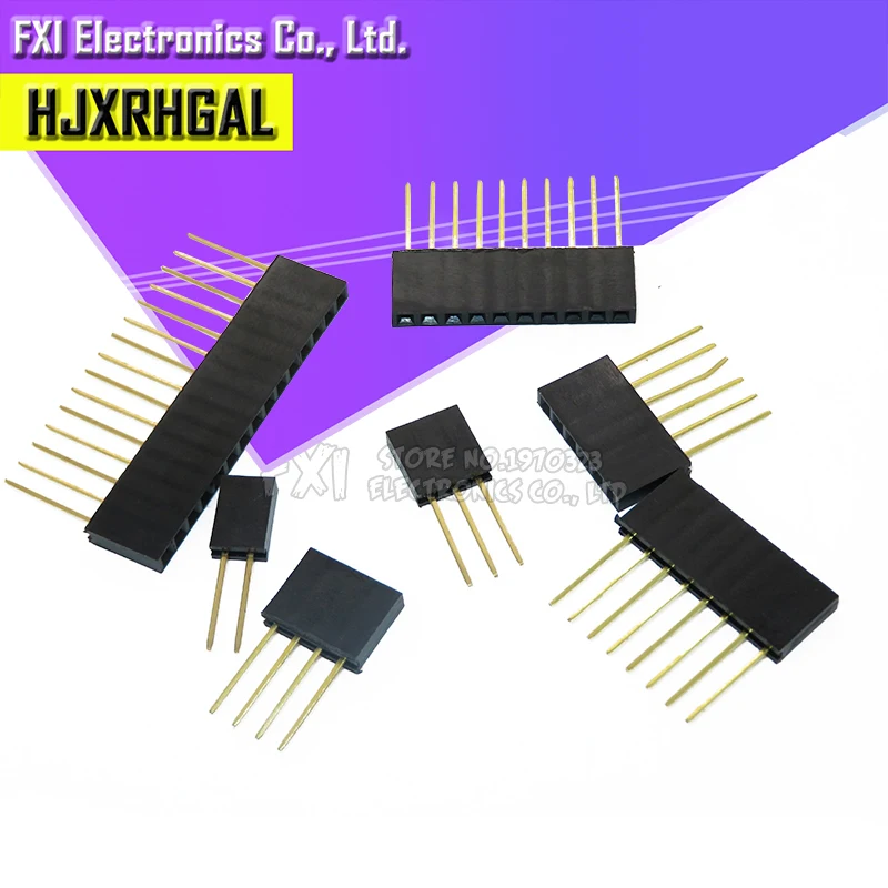 100-pecas-254mm-fileira-unica-femea-pinos-longos-11mm-placa-pcb-breakaway-conector-de-soquete-2-3-4-6-8-10-15pin-para-arduino