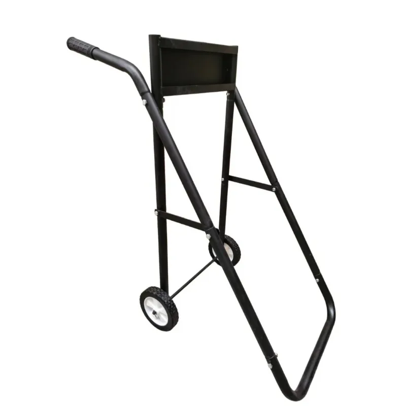 Marine Outboard Engine Support Bracket Movable Storage Trolley for Workshop Display Maintenance Placement Accessory