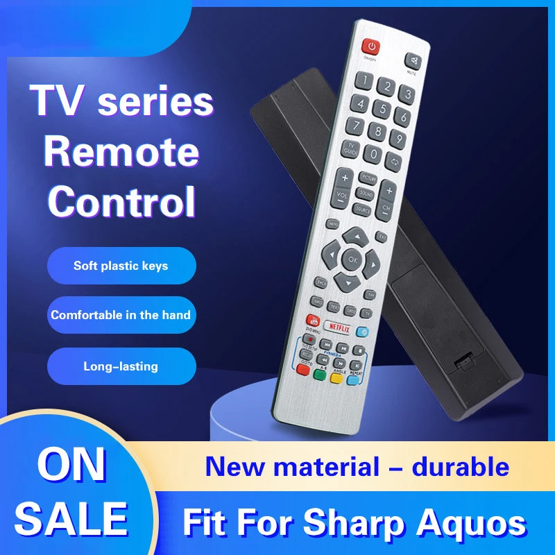 TV Remote Control Replacement for Sharp Aquos Remote Controller Portable Compatible with LC-32HG5141K LC-40UG7252E