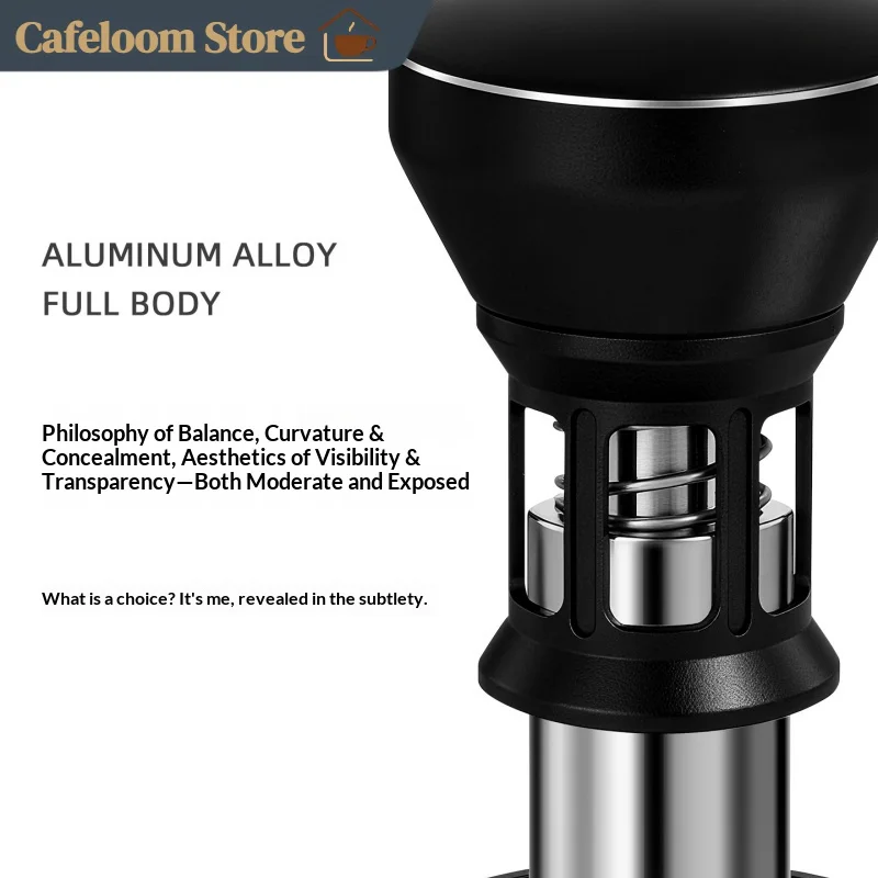 C1 Instant Strike Espresso Coffee Tamper Constant Pressure Auto Rebound Aluminum Alloy Stainless Steel 58mm For Coffee Machine