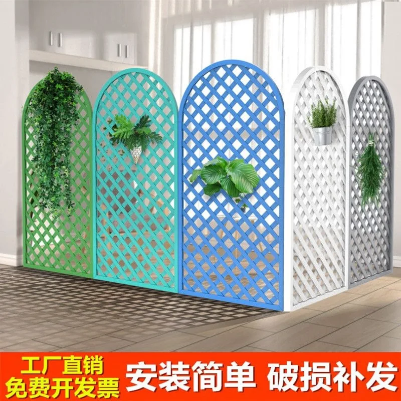 Preservative wood garden fence partition outdoor