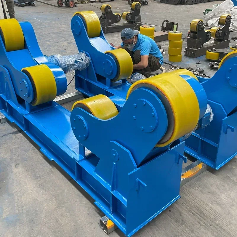 Bon support de rouleau de soudage réglable, rouleau de tournage de soudage