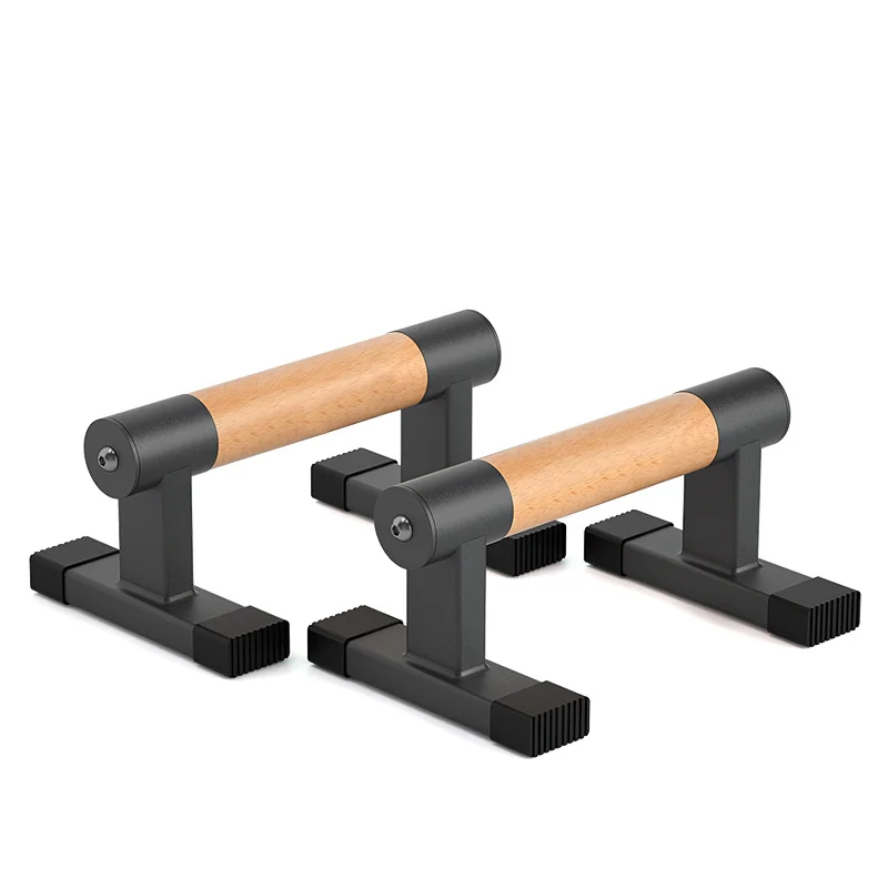 NEW Size Factory hot selling Wooden Push Up Bar Parallel Bars Practice Chest Muscles Home Fitness Equipment