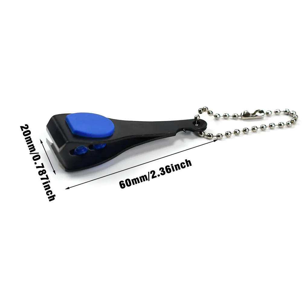 1Pcs Portable Fishing Line Cutter with Keychain Mini Braided PE Line Nipper Clipper Scissors Fishing Tackle Accessories