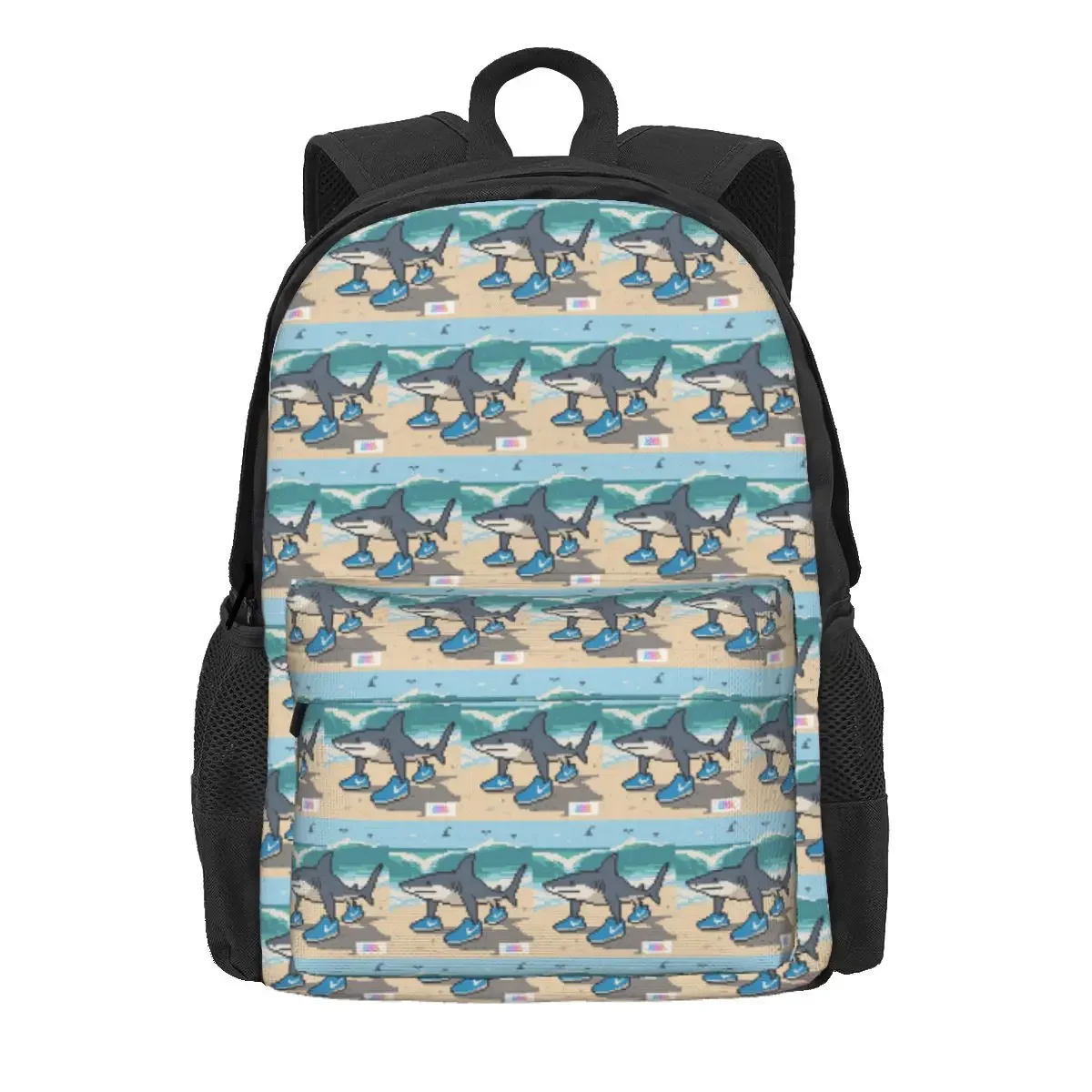 

Tralalero Tralala Funny Shark Meme Italian Brainrot Backpack Daypack Kids BookBag School Bag Shoulder Bags for Men Women