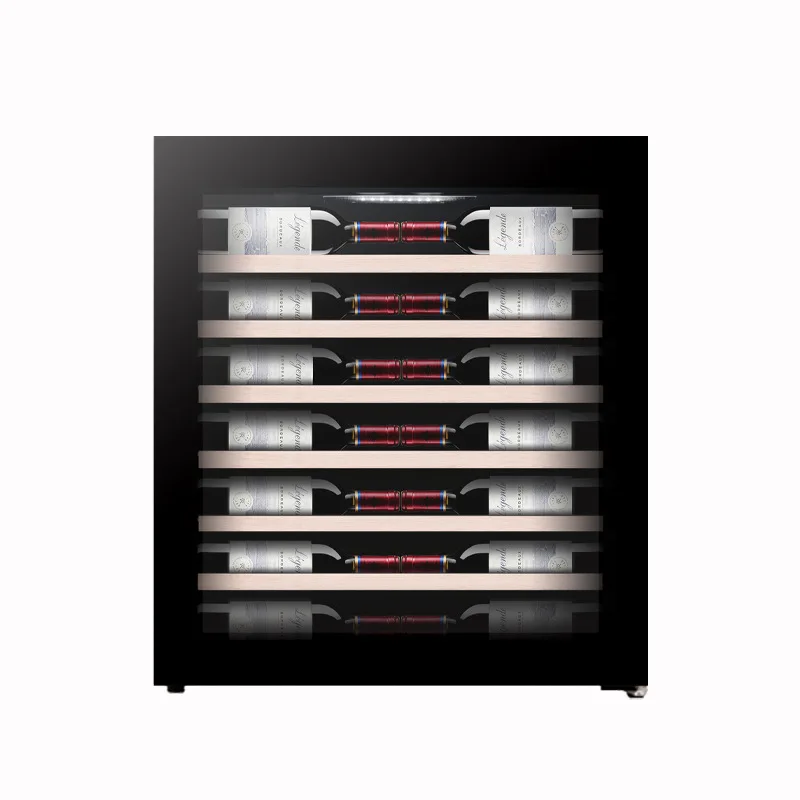 

Ультратонкий боковой винный шкаф с постоянной температурой, бытовой встроенный красный холодильник