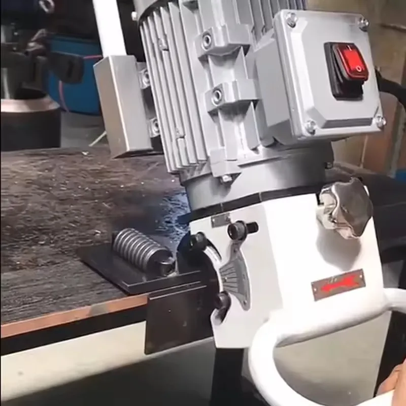 

Portable Hand-held Electric Stainless Steel Plate Beveling Machine with Adjustable Angle PBM-15