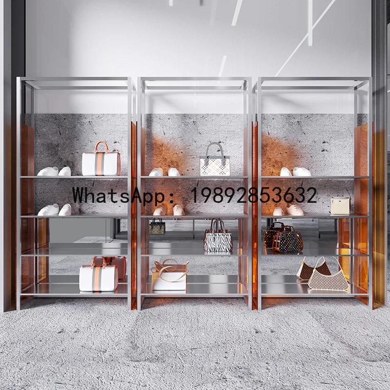 Shoe Rack Clothing Store Bag Display Cabinet Multifunctional Commercial Storage Rack Boutique Rack