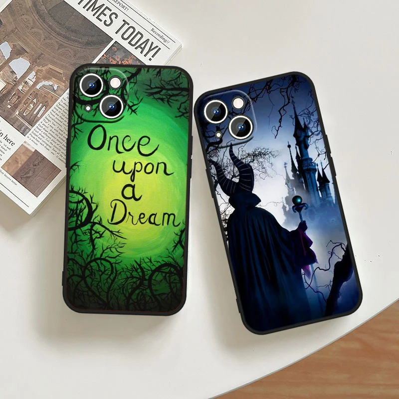 Disney Poison Queen Cool For Apple iPhone 15 14 13 12 11 XS XR X 8 7 6 6S 5 5S Pro Max Plus Black Cover Phone Case