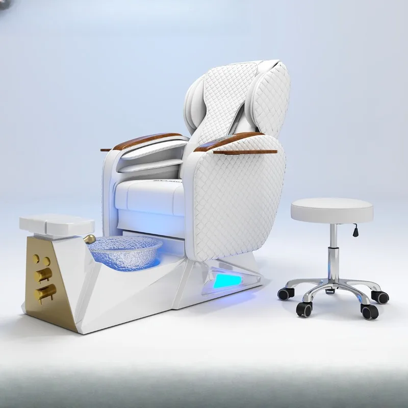 Pedicure Chair Foot Bath SPA Sofa Foot Therapy Electric Foot Massage Nail Art Sofa Chair