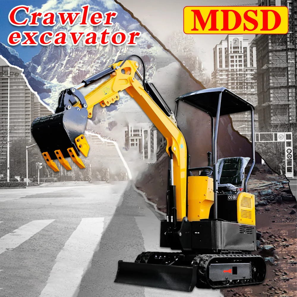 Escavatore da 2 tonnellate per mini escavatore diesel Kubota con accessori Scavatrice cingolata da 1,5 tonnellate Epa Euro5 Vendita di attrezzature per scavo