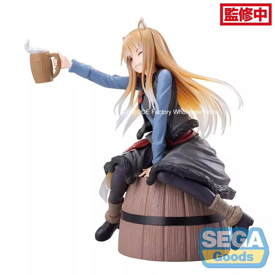 Original Genuine SEGA Luminasta  Spice And Wolf Series 15cm Holo Anime Figure Model Collection Toys For Boyfriend Gift Wholesale