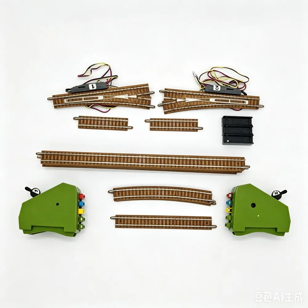 TOMIX N-type 1/150-160 Train Model Track Set 91013 Standard C Set Boxed with Track Accessories and Sandbox Scene Decorations