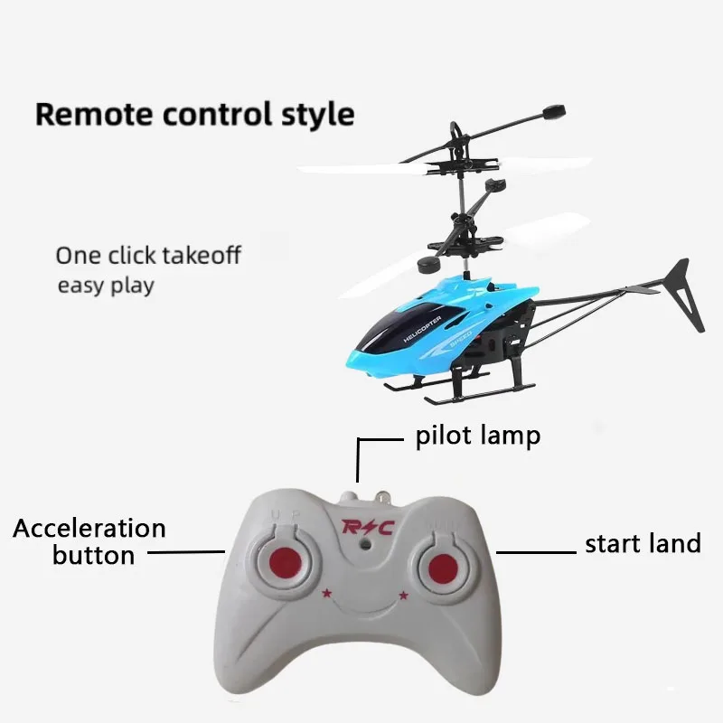 Oplaadbare Mini RC Drone Afstandsbediening Veilig Valbestendig RC Helikopters Drone Kinderspeelgoed