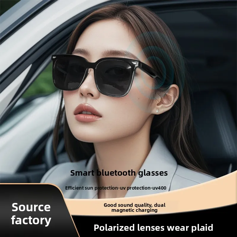 

Новое поступление, умные Bluetooth-очки gs01, прослушивание музыки, звонков, вождения, навигации, анти-УФ-поляризованного света, ношение Plai