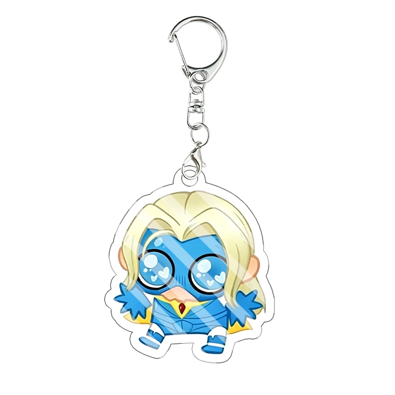 TF2 Engineer Acrylic Keychain Spy Demoman Medic Game Fan Art Merch Collection Ornaments Bag Pendant Decoration Festival Gift