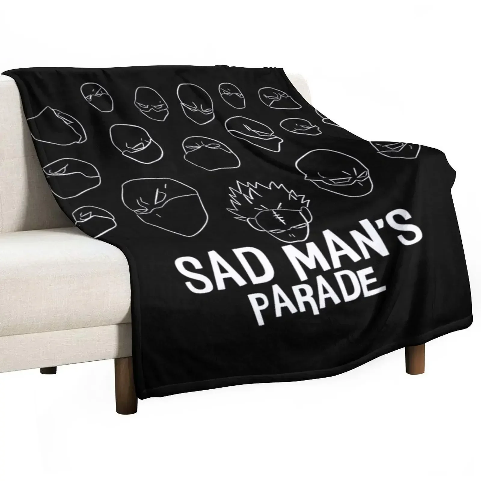 mha jin bubaigawara twice quirk skill sad man's parade - season 5 episode 22 - black Throw Blanket For Baby Moving Blankets