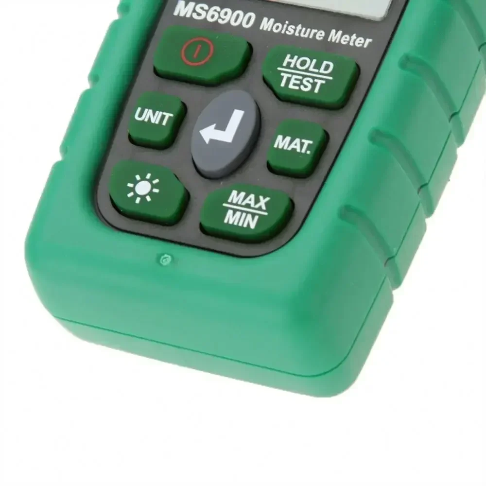 Mastech MS6900 higrometre Mini Digital Moisture Meter Wood/ Lumber/Concrete Buildings Humidity Tester with LCD Display - view 4