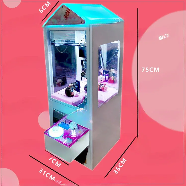 FOR Mini Claw Crane Machine for Carnival, Arcade Grabber, Coin Operated, KTV, Cinema, 110V, 220V