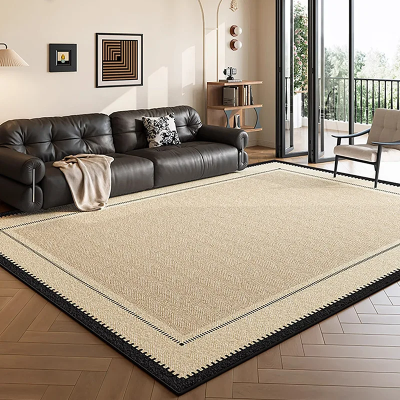 

Carpet French Vintage Luxury Rug Home Living Room Bedroom Easy Clean Wipeable Non Slip Soft Thick Large Area Full Coverage