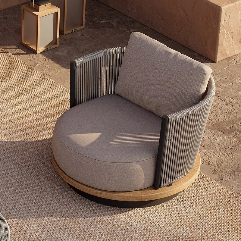 أريكة خارجية، فناء المطر والحماية من أشعة الشمس في الهواء الطلق، غرفة الشمس في الهواء الطلق، أثاث حديقة الفندق لفيلا الروطان #2