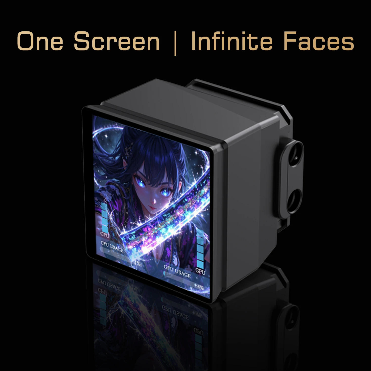 LOVINGCOO SC60 Firefly 240 Water Cooler Radiator 240mm ARGB Conjoined Fan 4.0 Extra inch DIY Full Screen Magnetic Cold Headr