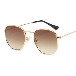 KLASSNUM Men Luxury Sunglases Classic Square Metal Frame Sun Glasses 2025 Brand Designer Retro UV400 Shades Women Eyewear New In