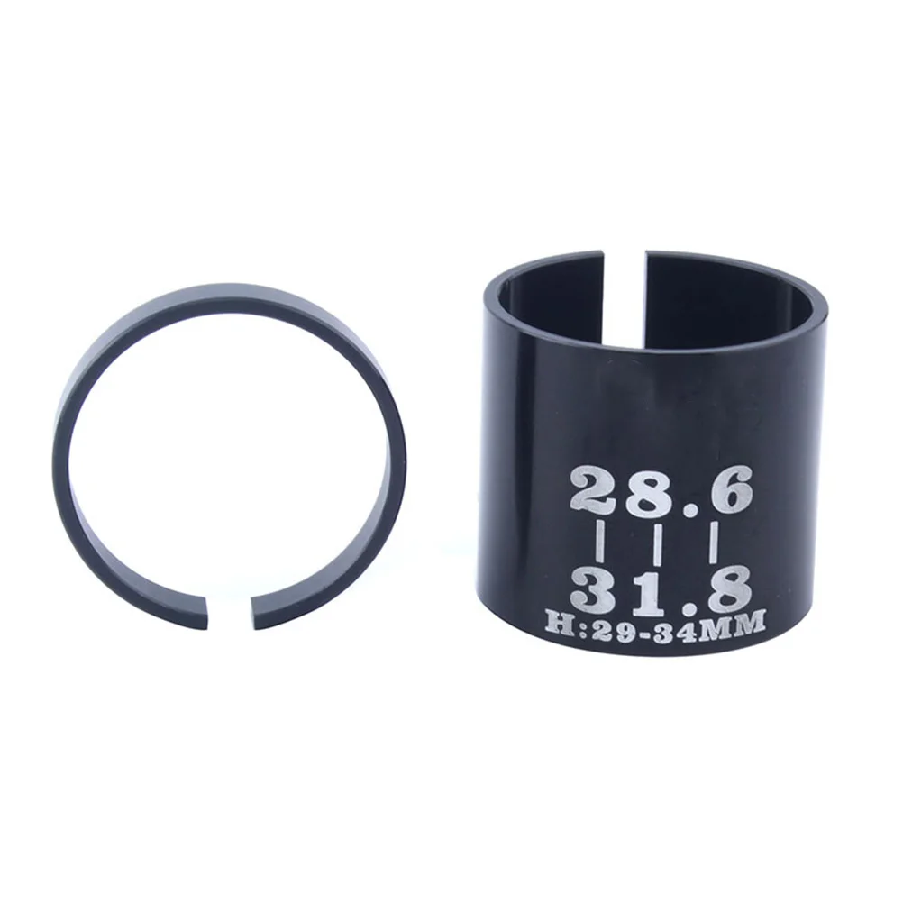 Bike Seatpost Clamp Black 31.8 to 28.6 Alloy High Strength Road Durable Seat Tube Lock Seat Clip Seatpost Clip