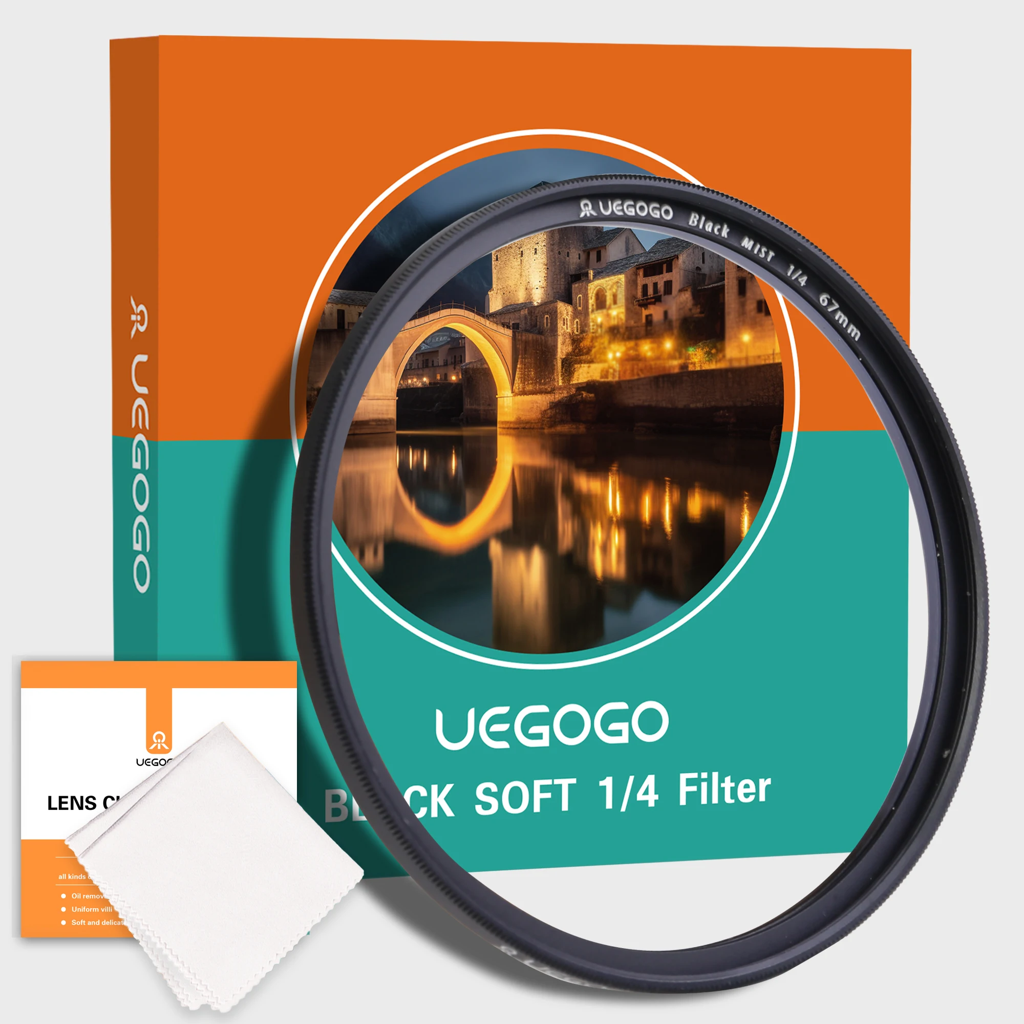 

UEGOGO Soft Focus filter Black Mist Pro Camera Lens Filter Diffusion Dream Effect 49/52/58/67/72/77/82mm for Camera Lenses