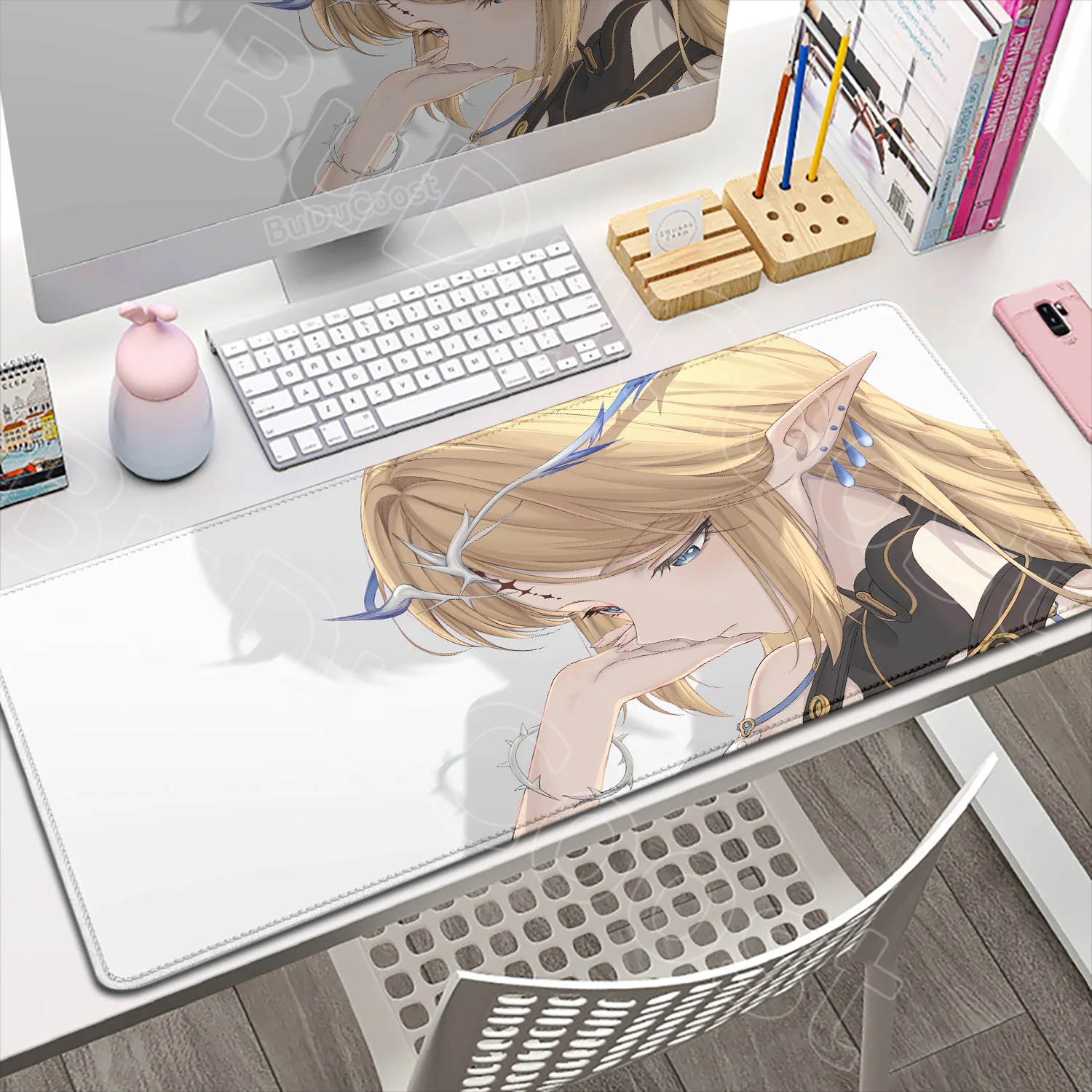 New Beautiful Pretty Cartethyia Mouse Pad Mousepad Game Wuthering Waves Office Computer Gaming Accessories Anime Girl Desk Mat