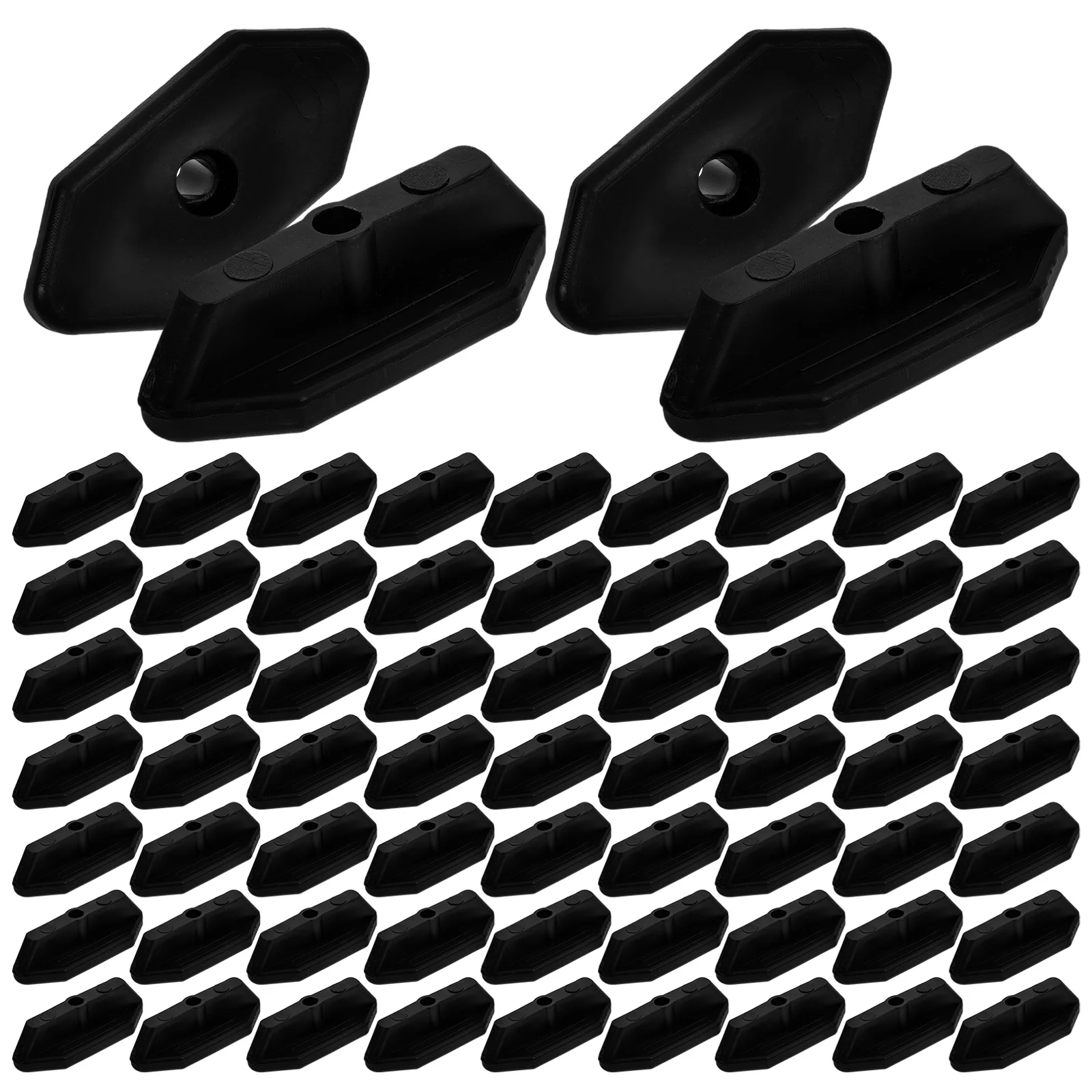 

100Pcs Composite Decking Board ABS Material Hidden Fastening System Durable Long Lasting Deck Clips Foam Board Fasteners