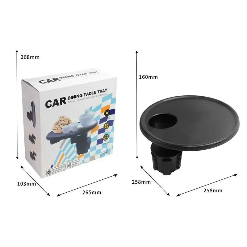 1Pcs Car Cup Holder Expansion Tray for Organized Drink and Snack Storage in Vehicle