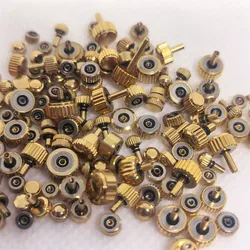 Watch Accessories Boxed All Steel Handle Heads In Various Sizes Mixed Watch Handle Crown Clock Maintenance Parts