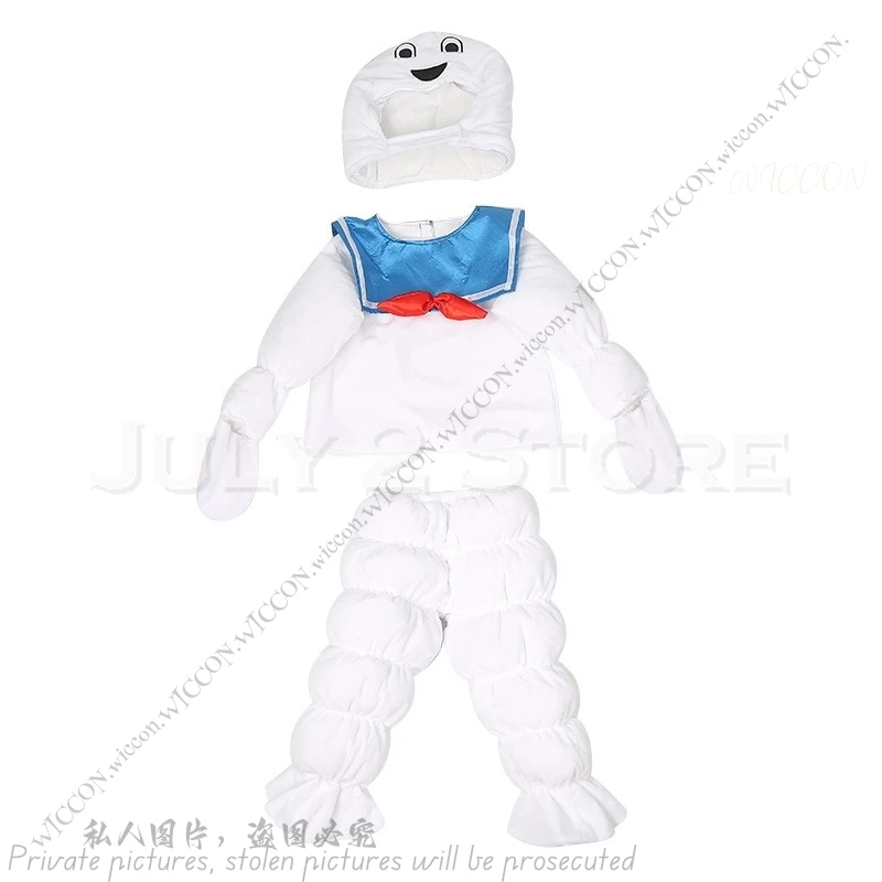 Natal anak-anak Marshmallow bayi Kawaii Monster kecil karakter pesta Paskah permen katun pesta Halloween Masquerade Natal