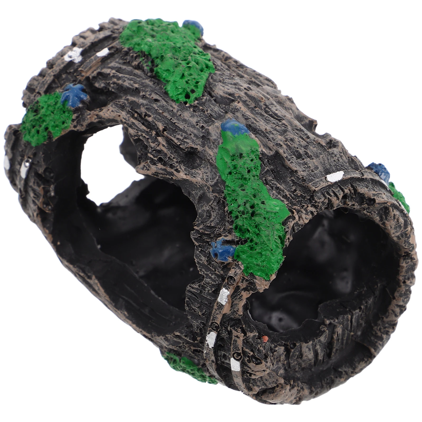 

Aquatic Ornament Small Barrel Shape Aquarium Decoration for Fish Shrimp Betta Reptile Tank Accessories Hiding Place Cave