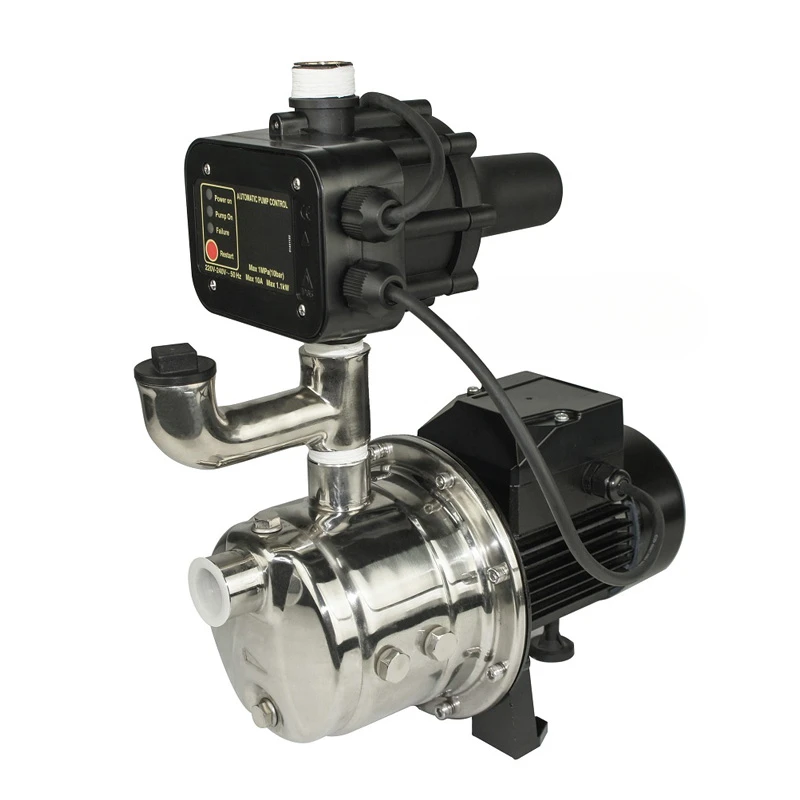 Maintains and Increases Municipal Water Pressure Stainless steel Automatic Booster Pump