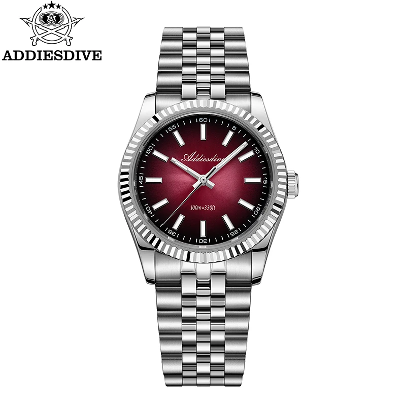 

ADDIESDIVE Новые роскошные женские часы VH31, кварцевые, 36 мм, с сапфировым стеклом, BGW9, суперлюминесцентные, водонепроницаемые до 10 бар, наручные часы для женщин